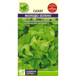 Зелень Салат Молодо-Зелено/Агрофирма 'Семена Алтая'/семена упакованы в цветном пакете 1 гр.