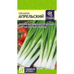 Лук Батун Апрельский/Агрофирма 'Семена Алтая'/семена упакованы в цветном пакете 1 гр.