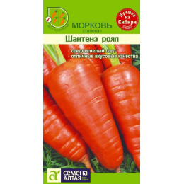 Морковь Шантенэ Роял/Агрофирма 'Семена Алтая'/семена упакованы в цветном пакете 2 гр.