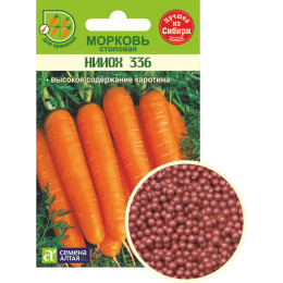 Морковь Гранулы НИИОХ 336/Агрофирма 'Семена Алтая'/семена упакованы в цветном пакете 300 шт. (1/500)