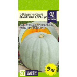 Тыква Волжская Серая 92/Агрофирма 'Семена Алтая'/семена упакованы в цветном пакете 2 гр.