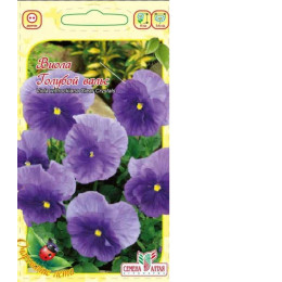 Цветы Виола Голубой Вальс/Агрофирма 'Семена Алтая'/семена упакованы в цветном пакете 0,1 гр.