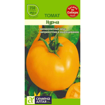 Томат Хурма/Агрофирма 'Семена Алтая'/семена упакованы в цветном пакете 0,1 гр.