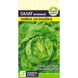 Зелень Салат Зайка-Зазнайка/Агрофирма 'Семена Алтая'/семена упакованы в цветном пакете 0,5 гр.