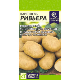 Картофель Ривьера/Агрофирма 'Семена Алтая'/семена упакованы в цветном пакете 0,02 гр. НОВИНКА!
