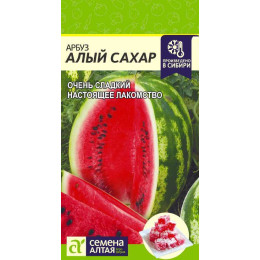 Арбуз Алый Сахар/Агрофирма 'Семена Алтая'/семена упакованы в цветном пакете 1 гр.