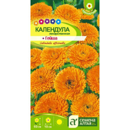 Цветы Календула Гейша/Агрофирма 'Семена Алтая'/семена упакованы в цветном пакете 0,5 гр.