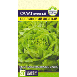 Зелень Салат Берлинский желтый/Агрофирма 'Семена Алтая'/семена упакованы в цветном пакете 0,5 гр.
