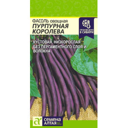Фасоль Пурпурная Королева/Агрофирма 'Семена Алтая'/семена упакованы в цветном пакете 5 гр.
