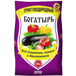 Биогрунт Богатырь "Для томатов, перца и баклажанов" 20 л